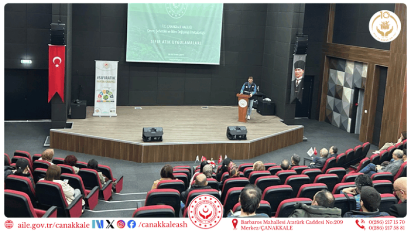 Çanakkale'de  Sıfır Atık konulu eğitim programı