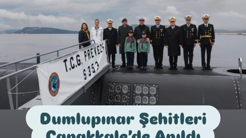 Dumlupınar Şehitleri Çanakkale’de Anıldı