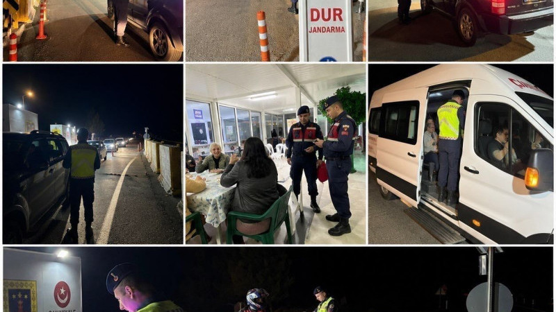 Çanakkale İl Jandarma Komutanlığı'ndan Huzur Operasyonu