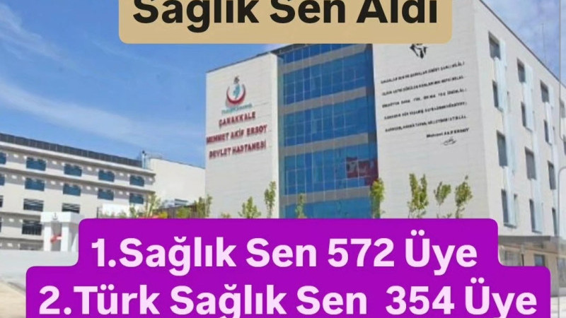 Çanakkale Devlet Hastanesi'nde Yetkili Sendika