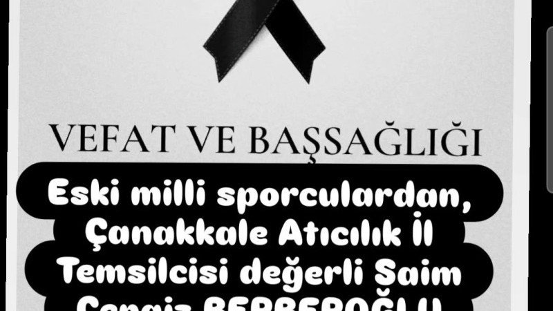 Çanakkaleli Milli Spocu Yaşamını Yitirdi