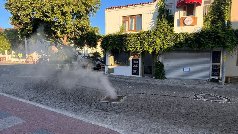 Bozcaada'da İlaçlama Çalışmaları Sürüyor