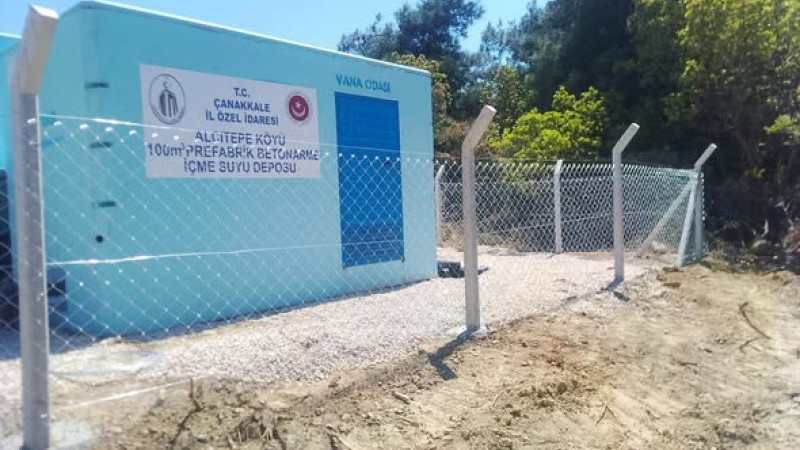 Alçıtepe Köyü İçme Suyu Deposu Yaşama Geçti