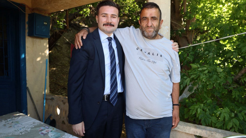 Gökçeada Kaymakamından Rum ve Türk Aileye Destek Ziyareti