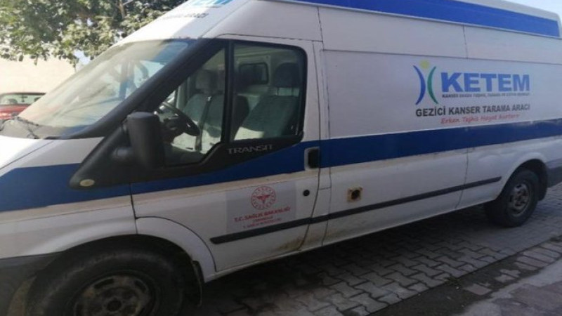 Mobil HPV aracı Gökçeada'da
