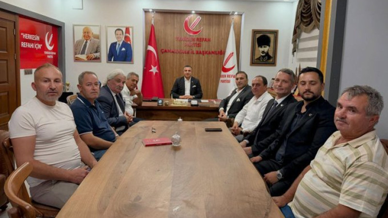 Yeniden Refah Partisi Çanakkale İl Yönetimi toplandı