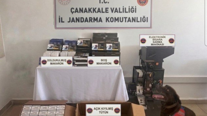 Lapseki'de Kaçakçılık Operasyonu 