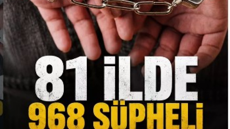 Çanakkale Dahil 81 İlde FETÖ Operasyonu