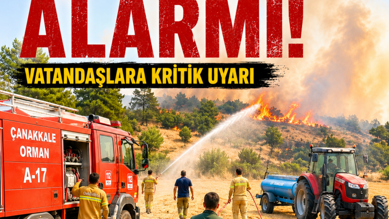 KİLİTBAHİR’DE YANGIN SEFERBERLİĞİ