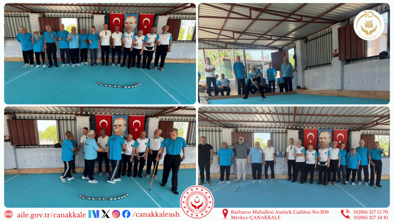 Çanakkale HYBRM, Huzur Bocce Şampiyonası’na Galibiyetle Başladı!