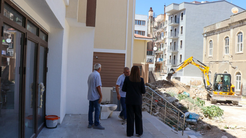 Çanakkale İl Millî Eğitim Müdürü İnşaat Çalışmalarını Yerinde İnceledi