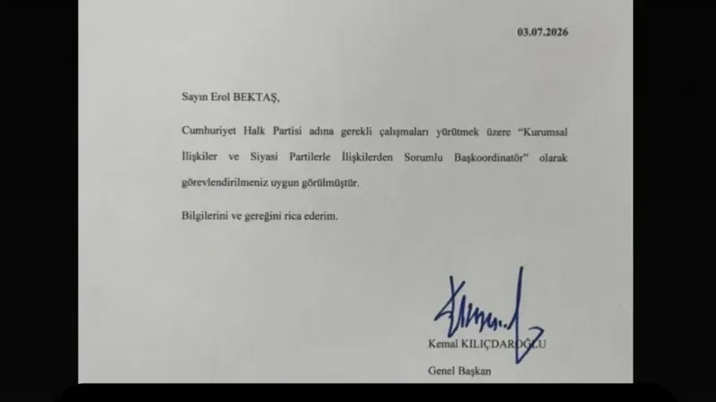 CHP genel merkezinden dikkat çeken, önemli atama