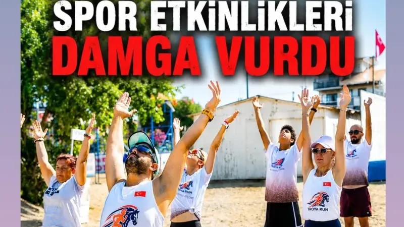 Lapseki'de Festivale spor etkinlikleri damga vurdu
