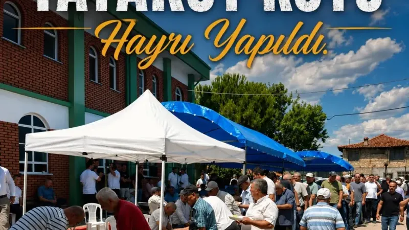 Çan Yayaköy köyü hayrı yapıldı   