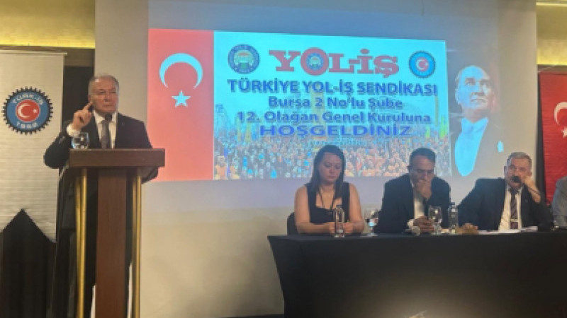 Yol-İş Bursa 2 No’lu Şube Genel Kurulu’nda Çanakkale delegeleri salonu terk etti
