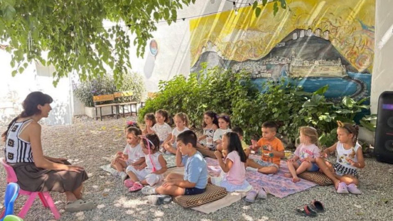 Bozcaada’da çocuk atölyeleri ağustosta da dolu dolu devam edecek