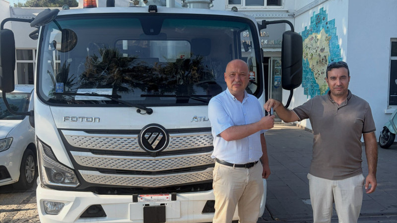 Bozcaada Belediyesi'ne TBB'den Vidanjör Desteği: