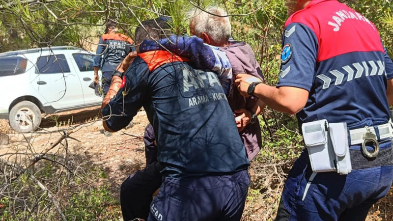 Ayvacık’ta Kaybolan Alzheimer Hastası Yaşlı Adam Ormanda Sağ Bulundu