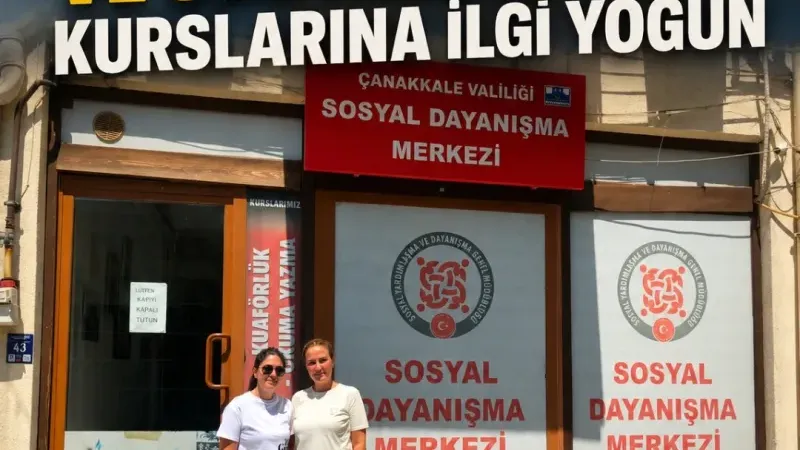 Çanakkale SODAM'ın Meslek Edindiren Kurslarına İlgi Yoğun