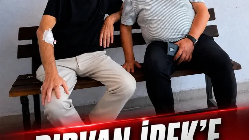 Rıdvan İpek’e Çan Devlet Hastanesi’nde moral ziyareti