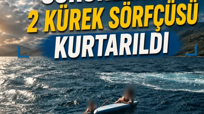 Çanakkale Boğazı’nda sürüklenen 2 kürek sörfçüsü kurtarıldı