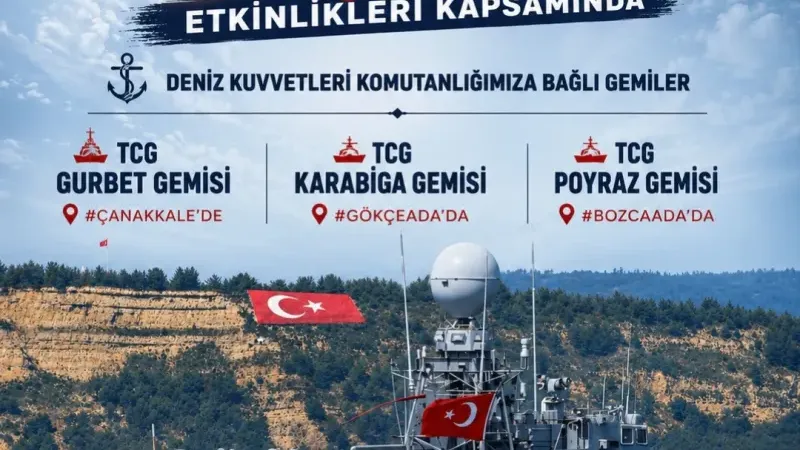 30 Ağustos’ta Deniz Kuvvetleri Gemileri Ziyarete Açılacak