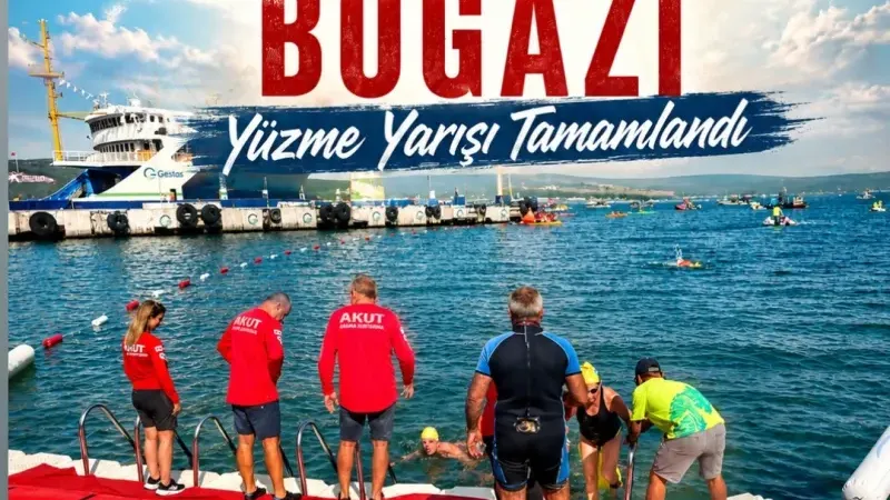 39. Uluslararası Çanakkale Boğazı Yüzme Yarışı tamamlandı