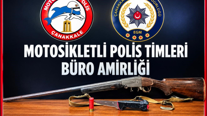Çanakkale'de Çok Sayıda Aranması Olan Şahıs Yakalandı, Uyuşturucu ve Silah Ele Geçirildi