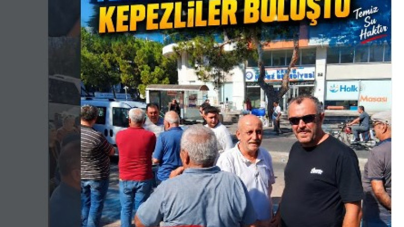 Kepez’de ,Temiz Su, Eylemi: Kepezliler Bir Araya Geldi