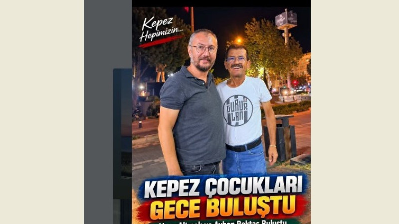Kepez'in Tanınan İsimleri Gece Buluşmasında Bir Araya Geldi
