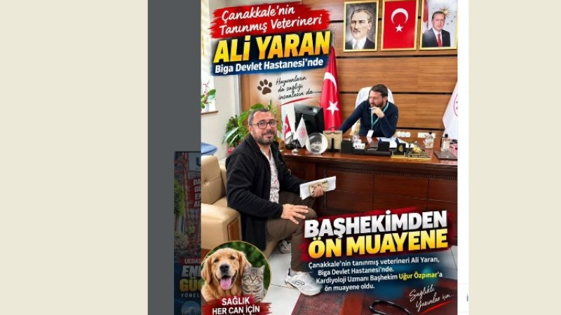 Veteriner Hekim Ali Yaran'a Nazar Değdi