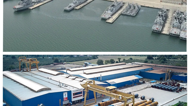 MSB,  Çanakkale Boğazı'na iskele inşa ediyor.