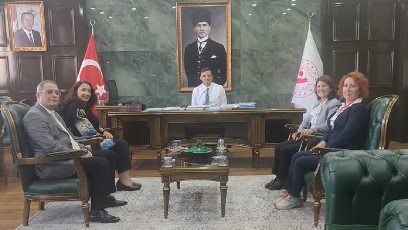 Çanakkale Valiliği Açık Kapı Şube Müdürlüğü'nden Çan Kaymakamına Ziyaret