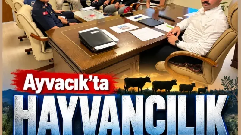 Ayvacık’ta Hayvancılık Faaliyetleri İçin Koordinasyon Toplantısı