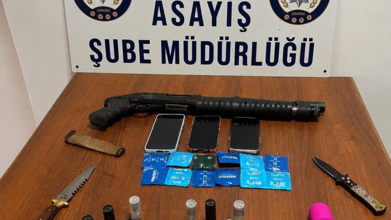 Çanakkale'de Geniş Çaplı Huzur Uygulaması: 15 Tutuklama