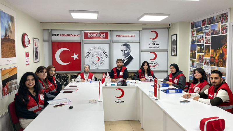 Türk Kızılay Çanakkale Gençlik Kolları Ekim Ayı Toplantısını Gerçekleştirdi