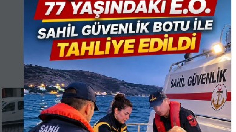 Gökçeada’da Beyin Kanaması Şüphesi
