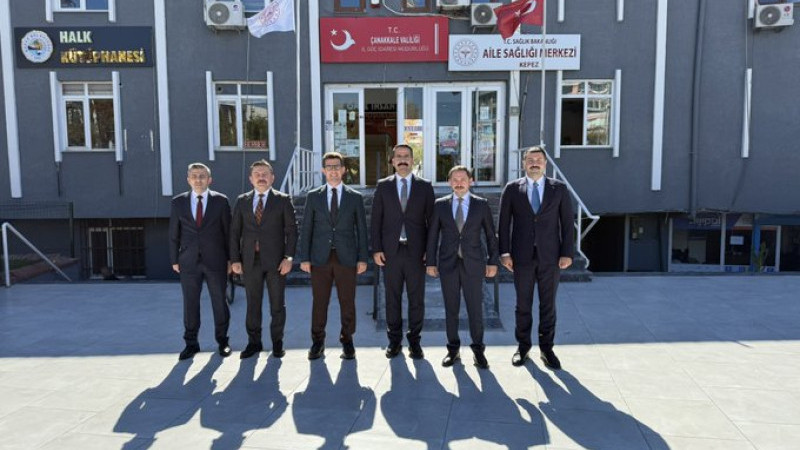Ayvacık Kaymakamı Mustafa Karali’den Kurum Müdürlerine Ziyaret
