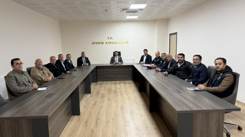 Ayvacık’ta Spor Güvenlik Kurulu Toplantısı Gerçekleştirildi