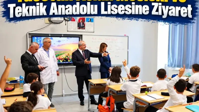 Tacettin Aslan Mesleki ve Teknik Anadolu Lisesine Ziyaret