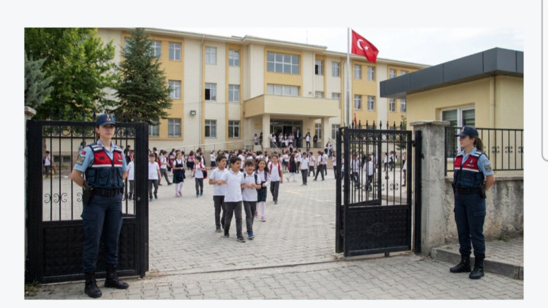 Çanakkale jandarmasından okul çevrelerinde kapsamlı denetim
